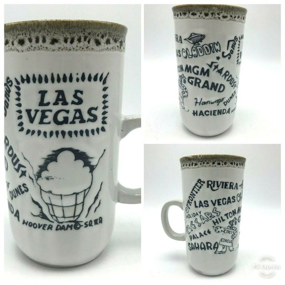 Unbranded Other - Vintage Las Vegas Mug Stardust Casino Dunes Sands Flamingo Made in Japan